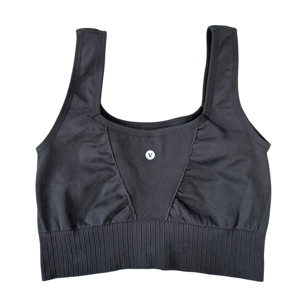 Velocity Black Ribbed Sports Bra – Size Small excellent condition